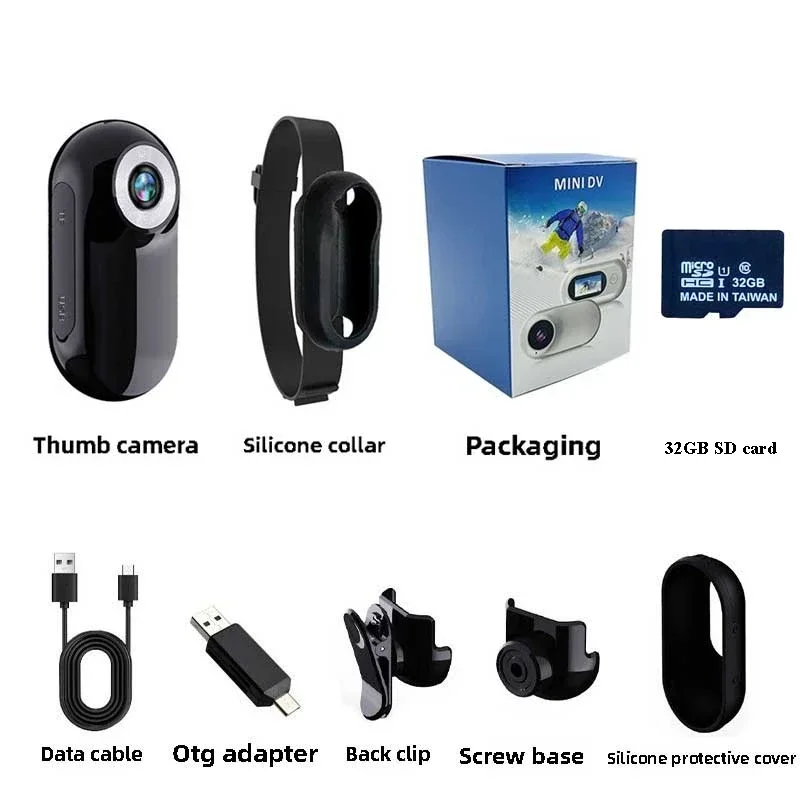 

Камера-ошейник для собак и кошек 1080P