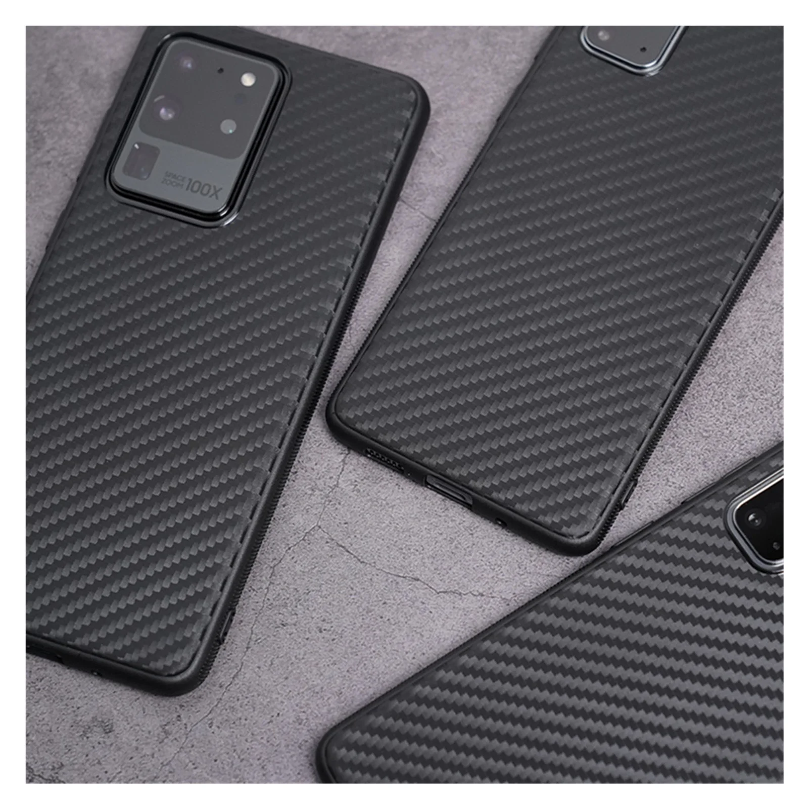 

Силиконовый чехол Nelkin из углеродного волокна для Samsung Galaxy S21 S20 S10e S10 S9 S8 Plus Note 20 Ultra 10 9 8, мягкий с защитой от падения