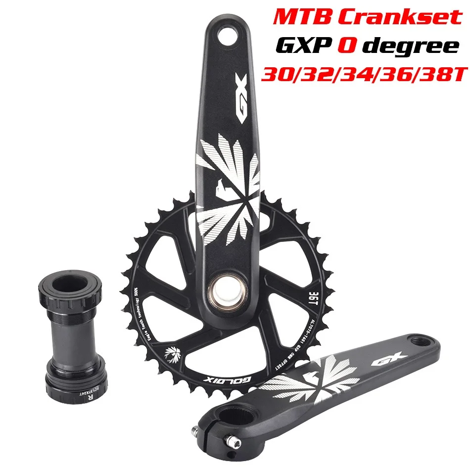 MTB GX кривошипная система GXP 0 градусов 30/32/34/36/38T Звездочка 170/175 мм горная френкворк
