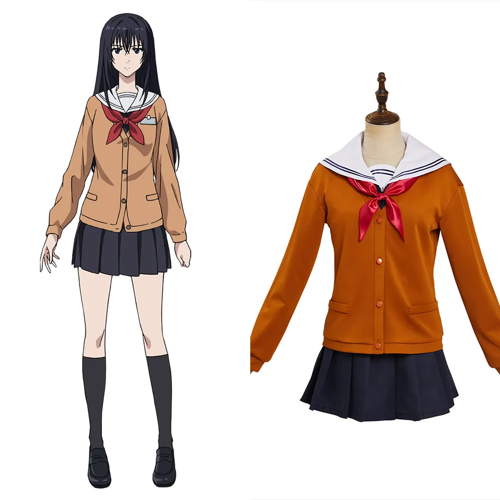 

Anime Friend Game Shiho Sawaragi Cosplay Costume School Uniform Dress Outfits Halloween Carnival Suit