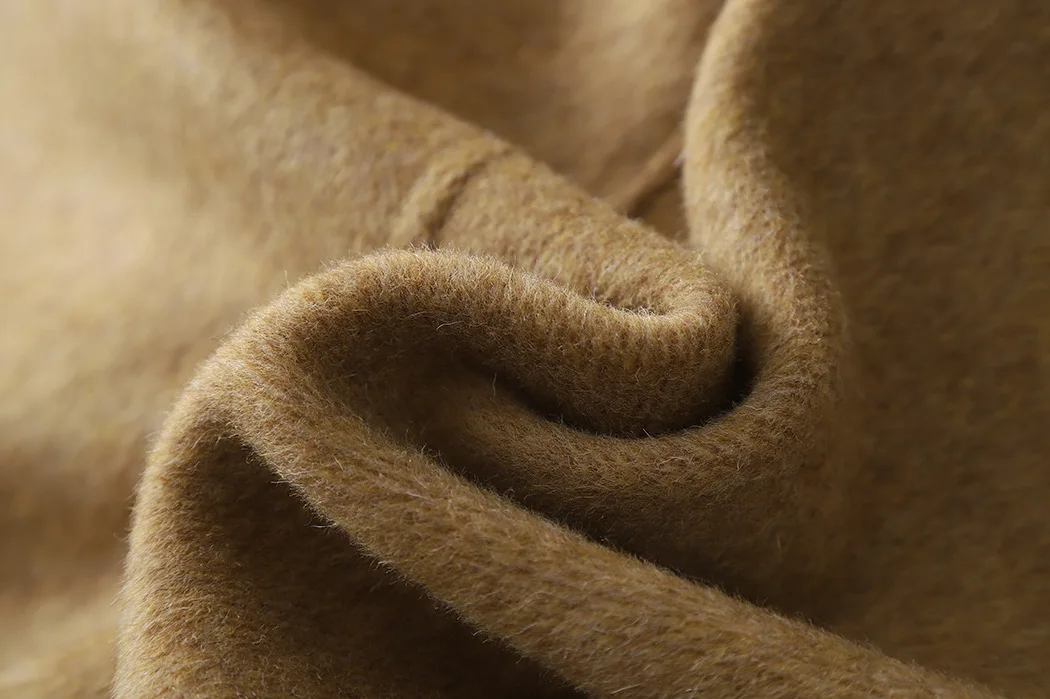 Женское длинное кашемировое пальто дизайнерское шерстяное с отложным