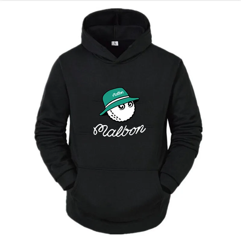 

Spring and Autumn Elegant Fisherman Hat Print Hooded Sweater Street Men's Warm Pullover Sweater Long Hooded Sweater Long Sleeves