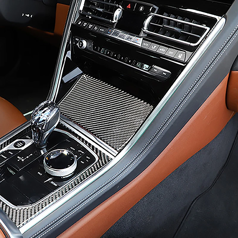 Панель для хранения консоли отделка из углеродного волокна BMW 8 серии G14 G15 G16 2019-2023