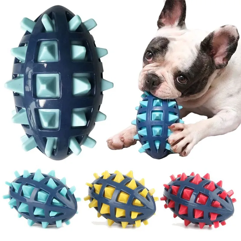 Dog Toy Interactive Ball Dogs Chew Toys Pet Rubber Molar Tooth Cleaning Supplies Doggy Puppy Dental Care Toothbrush New Products