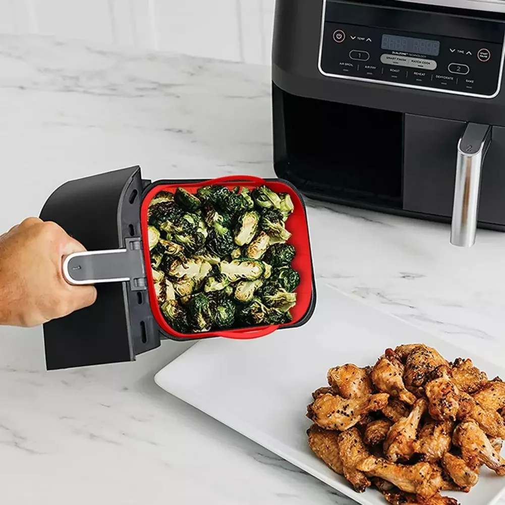 

Силиконовый горшок для фритюрницы, удобный пищевой силикон, жаровня, сковорода, кухонный гриль, аксессуары для хлебобулочных изделий