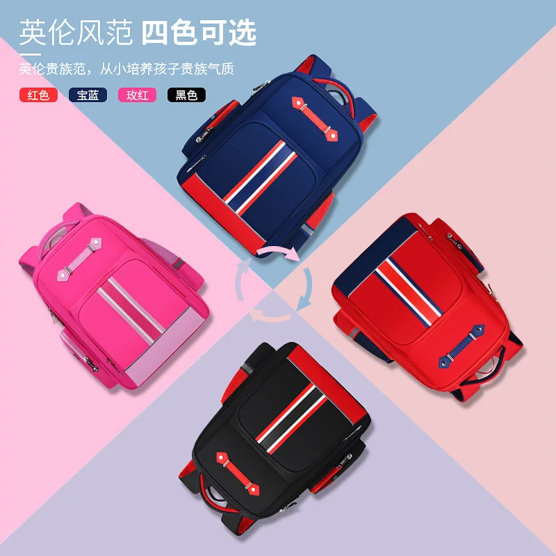 2022 New School Bags For Boys Girls Primary Student Shoulder Orthopedic Backpack Large Capacity Super Light Water Proof Mochilas
