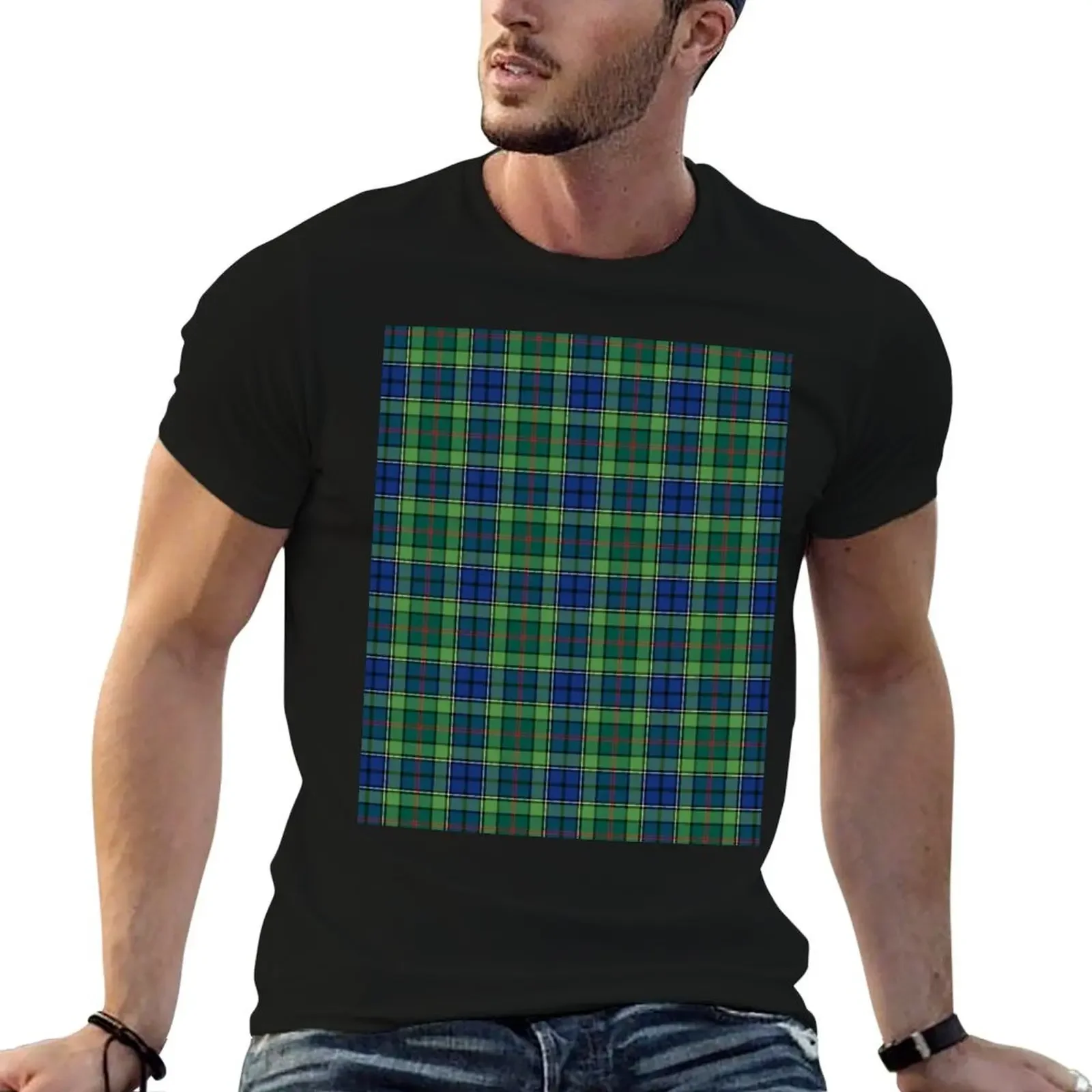 Футболка Clan Rutledge Tartan милая одежда летняя футболка для мужчин
