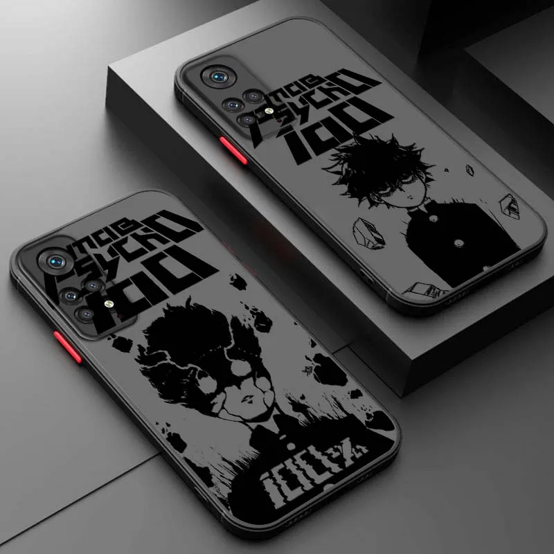 Фото Чехол для телефона Mobu Saiko Hyaku Anime для Xiaomi Redmi Note 12S 11S 11E 11R 10 10T 10S 9S 9 9T 8T 8 7S 7 Pro Lite Max, матовый №1