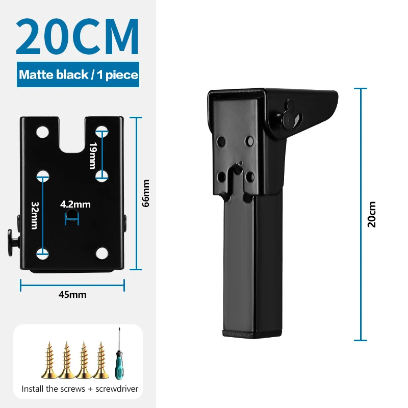 

1 Шт., Складные Металлические Ножки Стола, Компьютерный Стол, Каркас Кровати, Опорные Ножки, Портативная Подставка Для Кемпинга