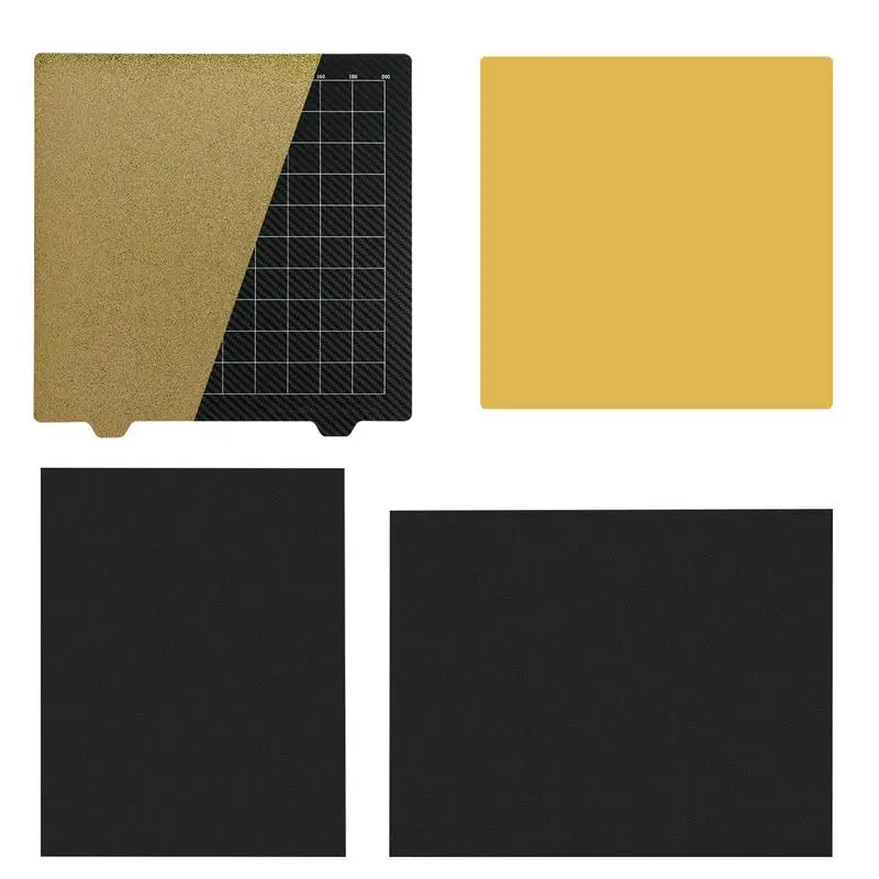 

Magnetic Print Bed 3d Printer Hot Bed Platform Panel Double Side Smooth Cover PET Spring Steel Sheet Build Plate 9.25x9.25 In