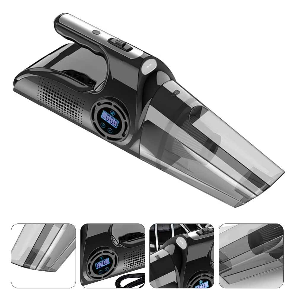 

1 PC 6000Pa LED Light 120W Air Pump Tire Pressure Gauge Dust Collector for Home Office Car