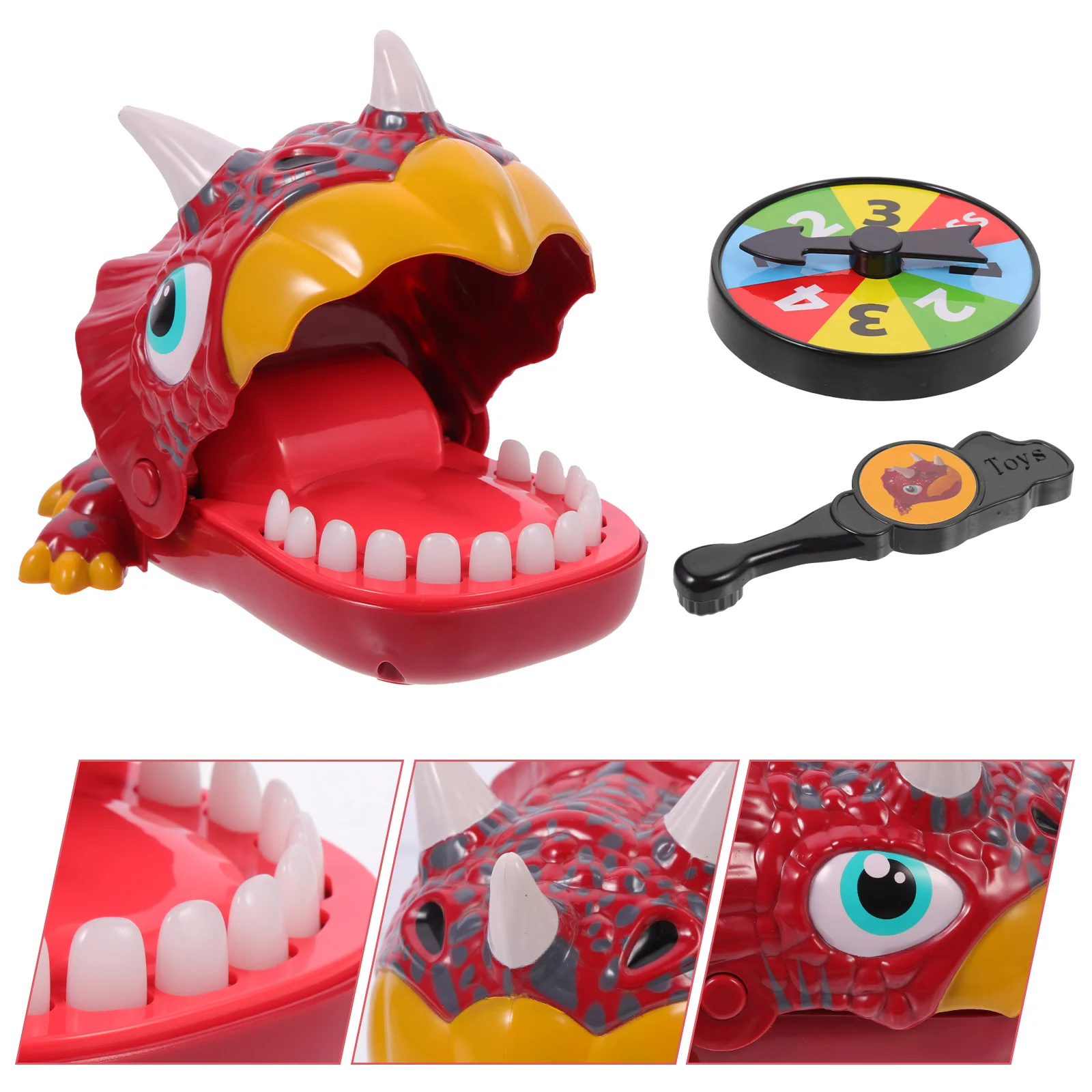 

Игрушки-кусачки на палец, подарки для малышей, детские украшения для игр, Детские сувениры, пластиковый игрушечный динозавр с зубами