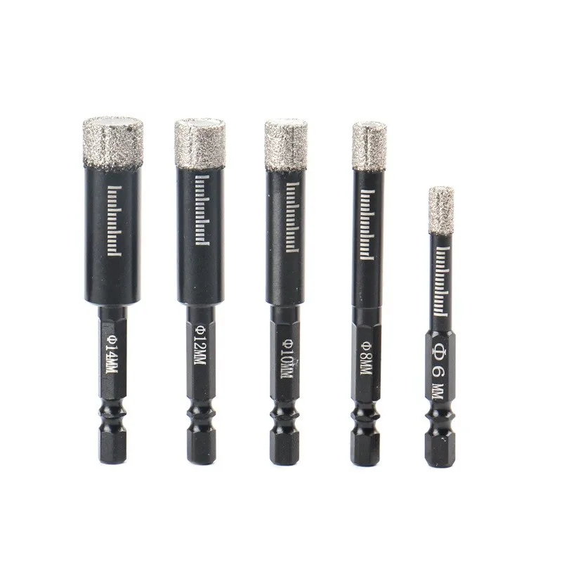 Сверла алмазные с шестигранной ручкой 6-14 мм