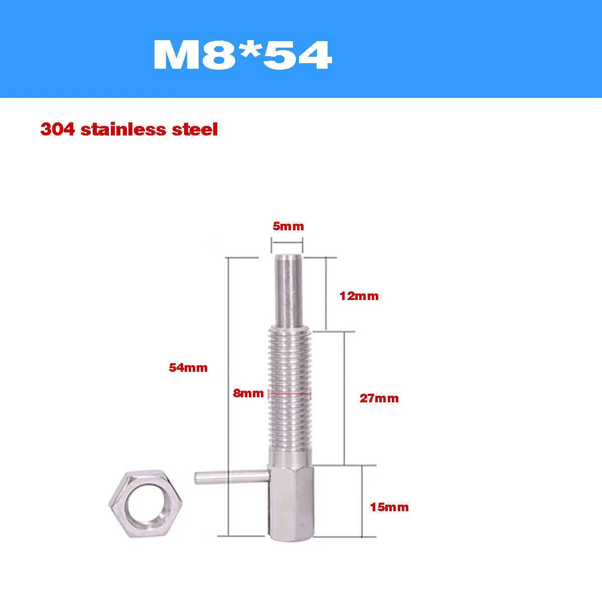 

L-образная пружинная ручка, Плунжер, индексирующий штифт/304, позиционный штифт из нержавеющей стали/автоматический болт