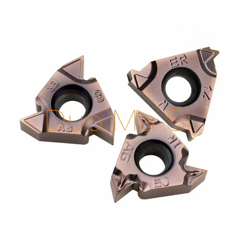 

DUOMASI 10 шт. твердосплавные вставки 16ERM 16IRM для токарного станка