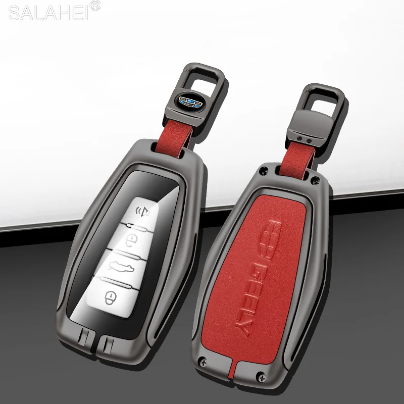 

Car Key Cover Case Holder Protector For Geely Coolray X6 Atlas Boyue NL3 Emgrand X7 EX7 GT GC9 Borui Global Hawk GX7 Accessories