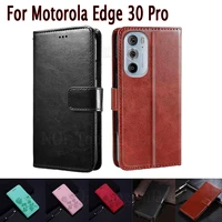 case for motorola edge 30 pro cover flip magnetic card wallet leather protective phone etui book on for moto edge 30pro case bag