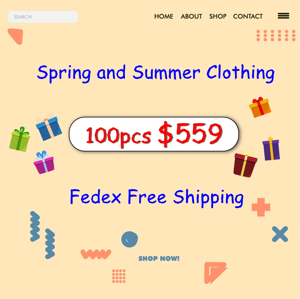 

Бесплатная доставка Fedex / $599 / 100 шт./Весенняя и летняя детская одежда/партия бонусов смешанных случайных/купите заработать