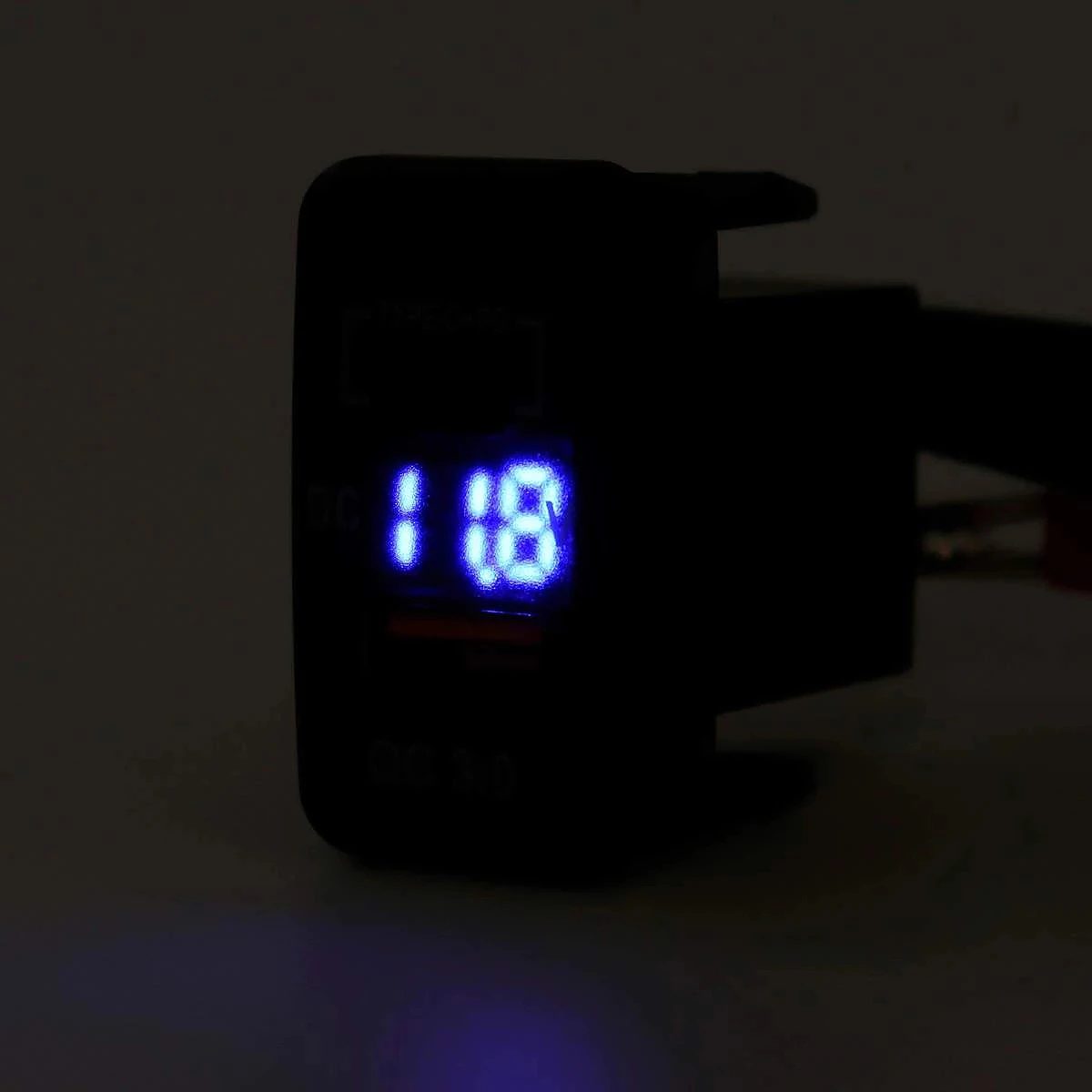 Автомобильное зарядное устройство Type-C + PD QC3.0 двойной USB-адаптер разъем для