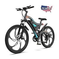 aostirmotor one wheel electric bicycle 500w motor mountain ebike 48v 15ah lithium battery city cruiser bike beach cycling s05 1