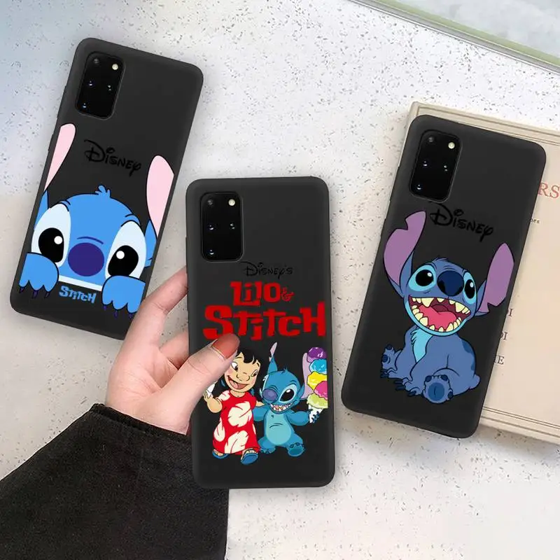 

Disney Stitch Phone Case For Samsung Galaxy Note20 ultra 7 8 9 10 Plus lite M21 M31S M30S M51 Soft Cover