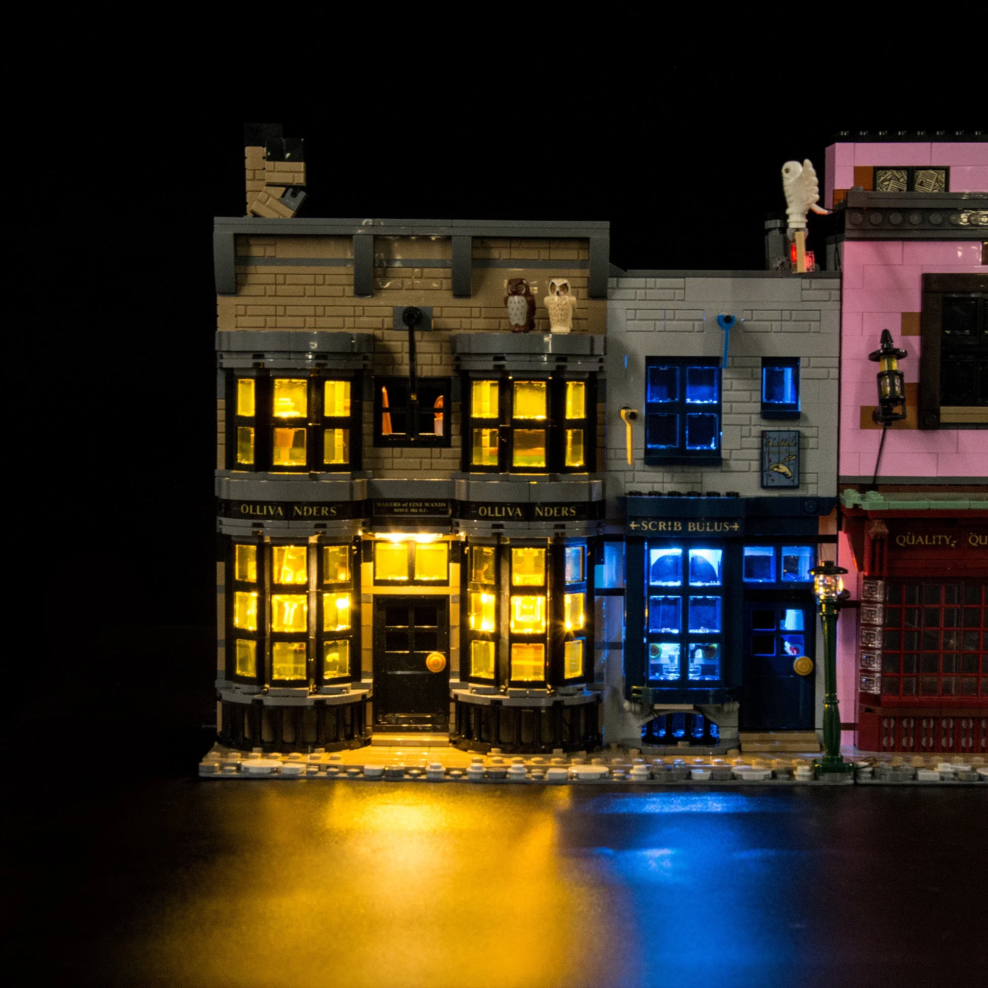 Фото Комплект светодиодных фонарей EASYLITE для 75978 Diagon Alley, набор игрушек «сделай сам», только комплект освещения №5