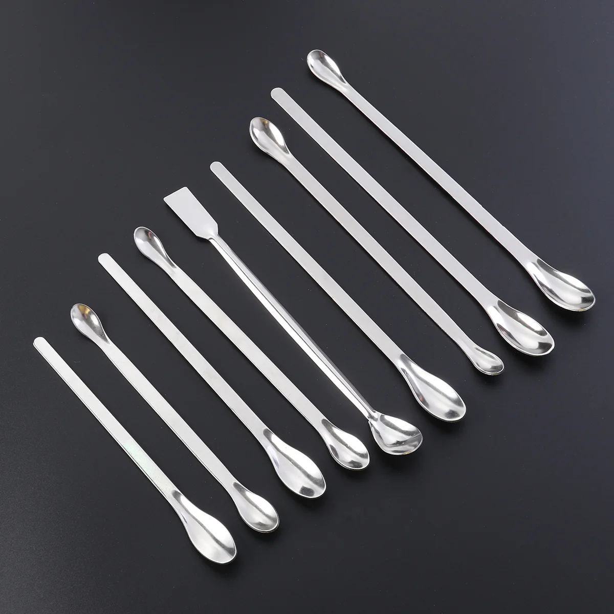 

Spoon Spatula Scoop Spoons Micro Mixing Sampling Stainless Steel Laboratory Suppliesmeasuringequipment Kitchen Tinymini Reagent
