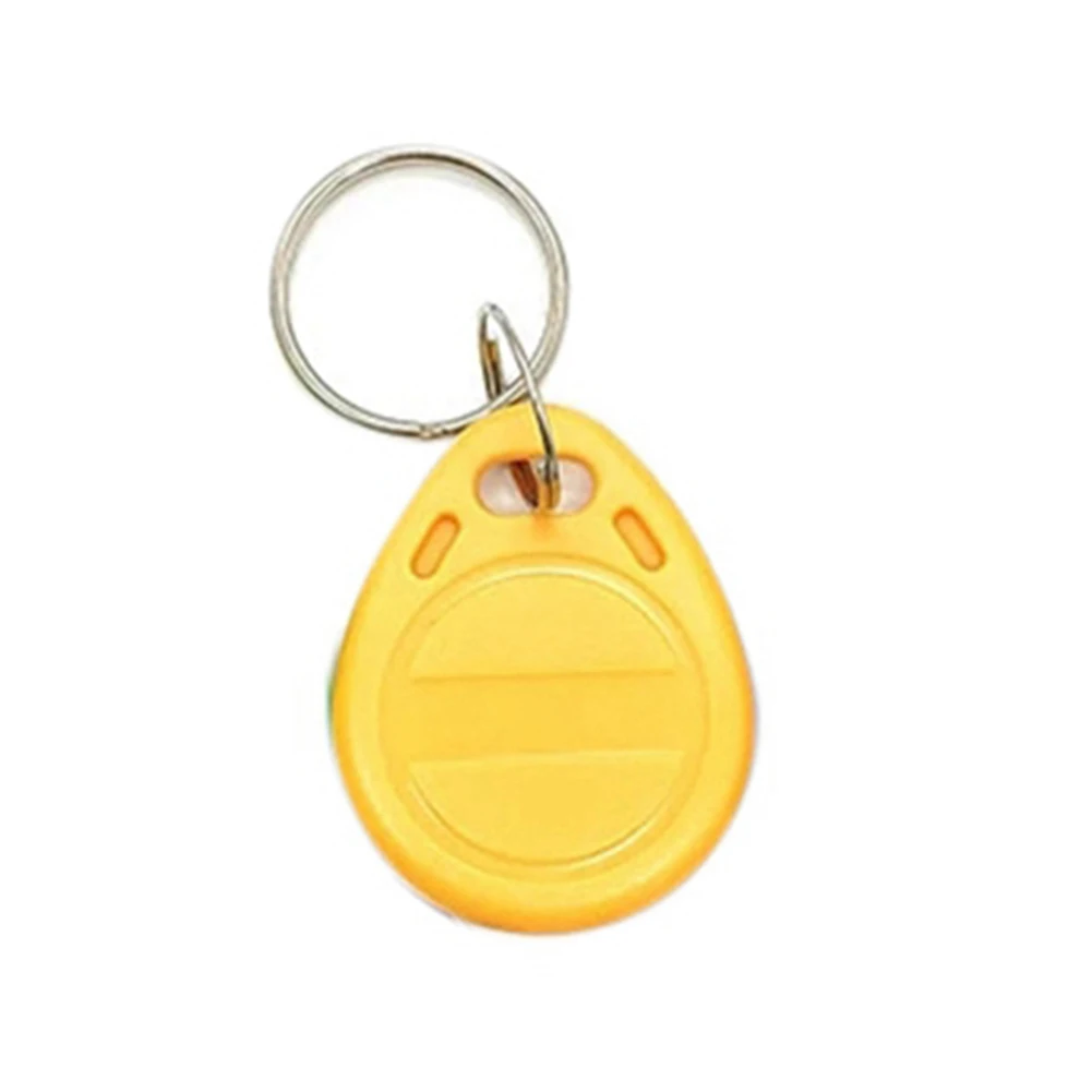 

100Pcs EM4305 T5577 Copy Rewritable Writable Duplicate RFID Tag Copy 125Khz Card Proximity ID Token Keyfobs Yellow