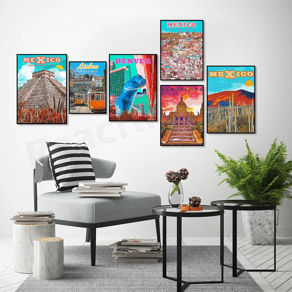 Печать на холсте Barcelona Museum ReachMani