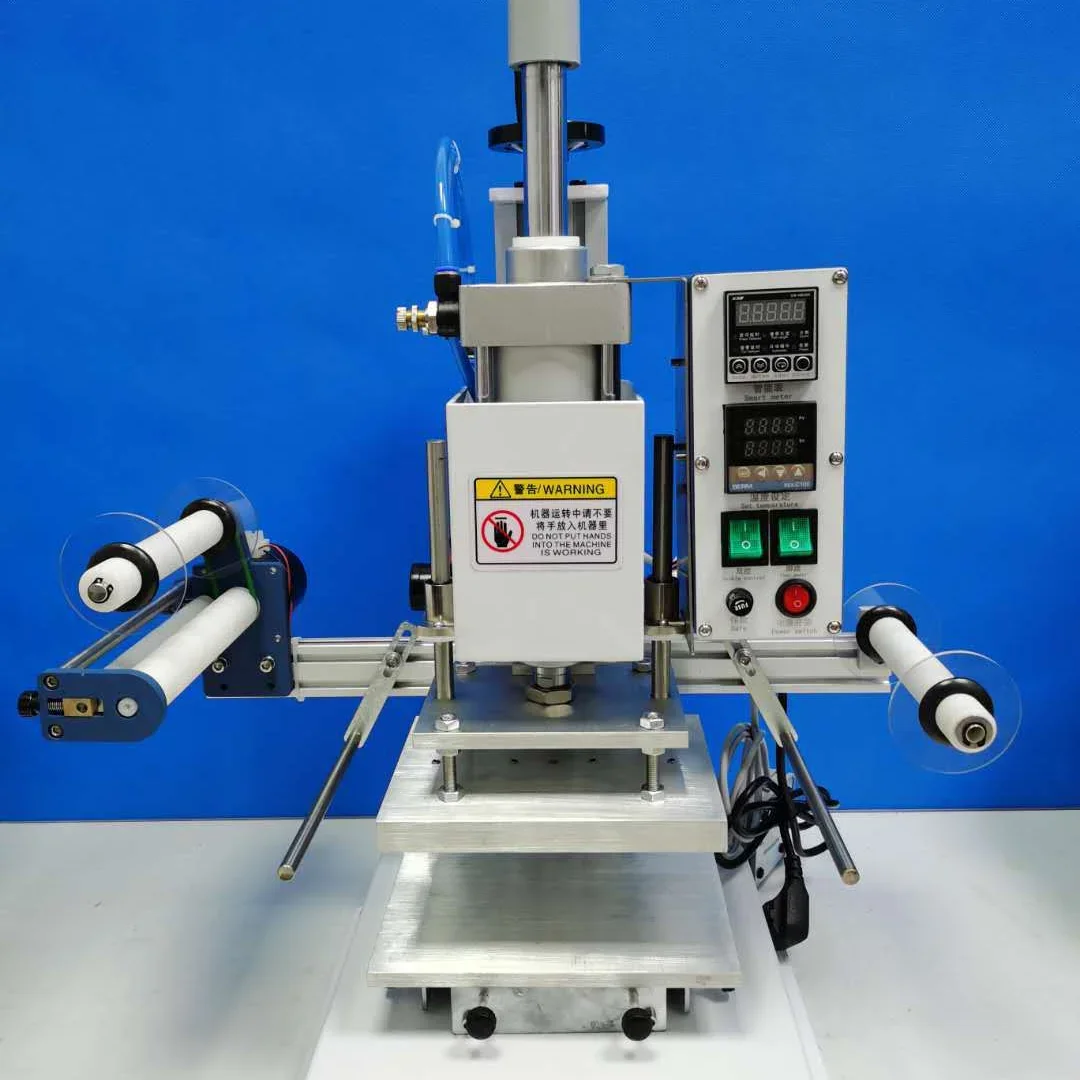 Автоматическая машина для горячего тиснения фольгой кожи