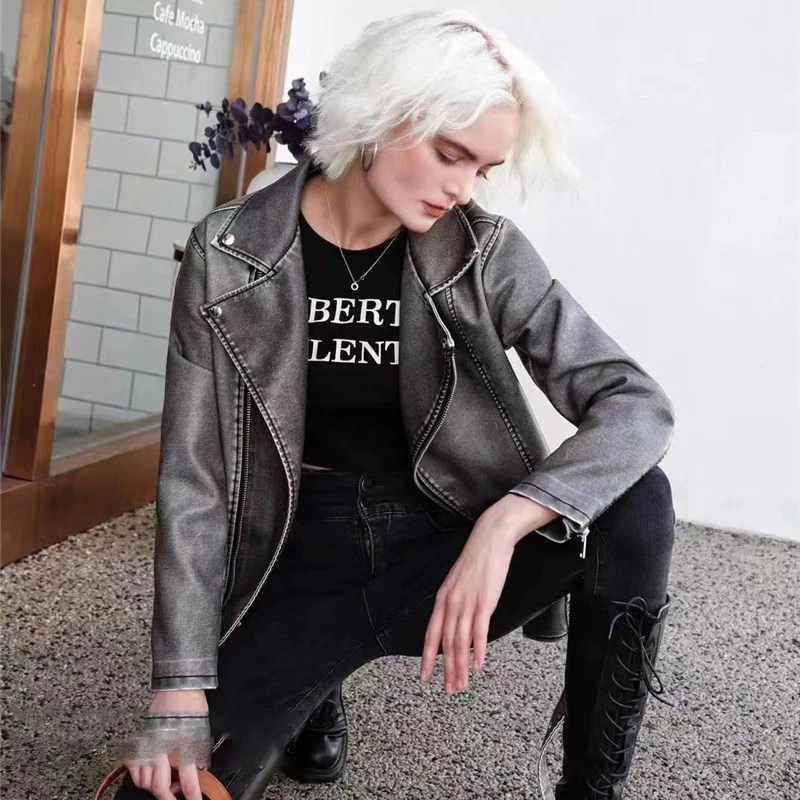 Рисунок 3 - Yuxinfeng, серая Женская мотоциклетная куртка