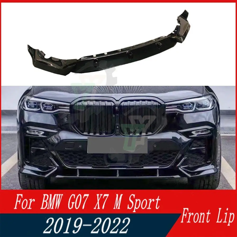 

3PCS Car Front Bumper Lip Spoiler Splitter Diffuser Detachable Body Kit Cover Guard For BMW G07 X7 M Sport 2019 2020 2021 2022