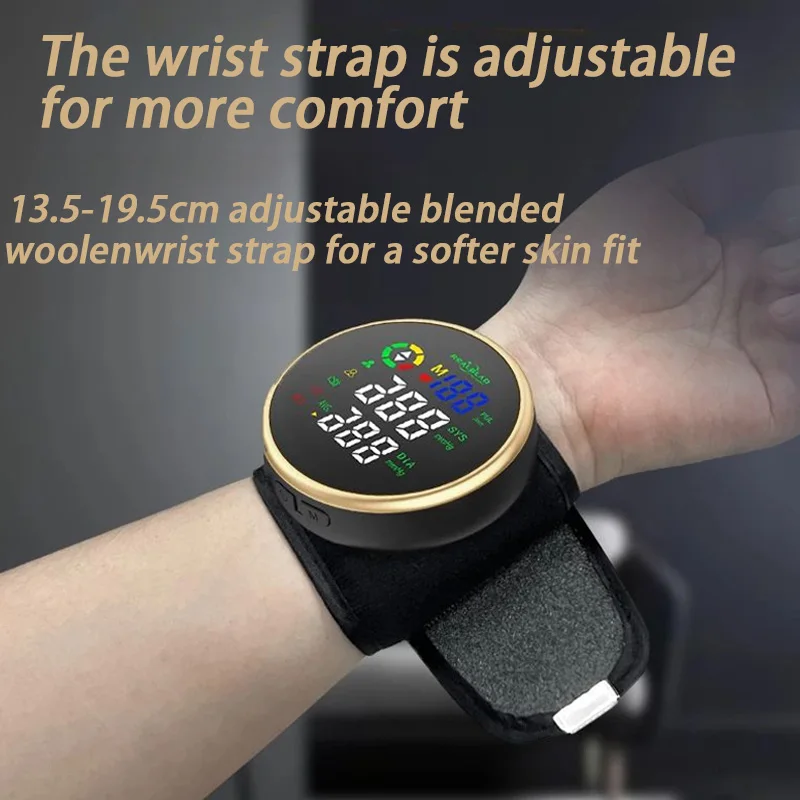 Новинка монитор артериального давления на запястье цифровой экран сердечного