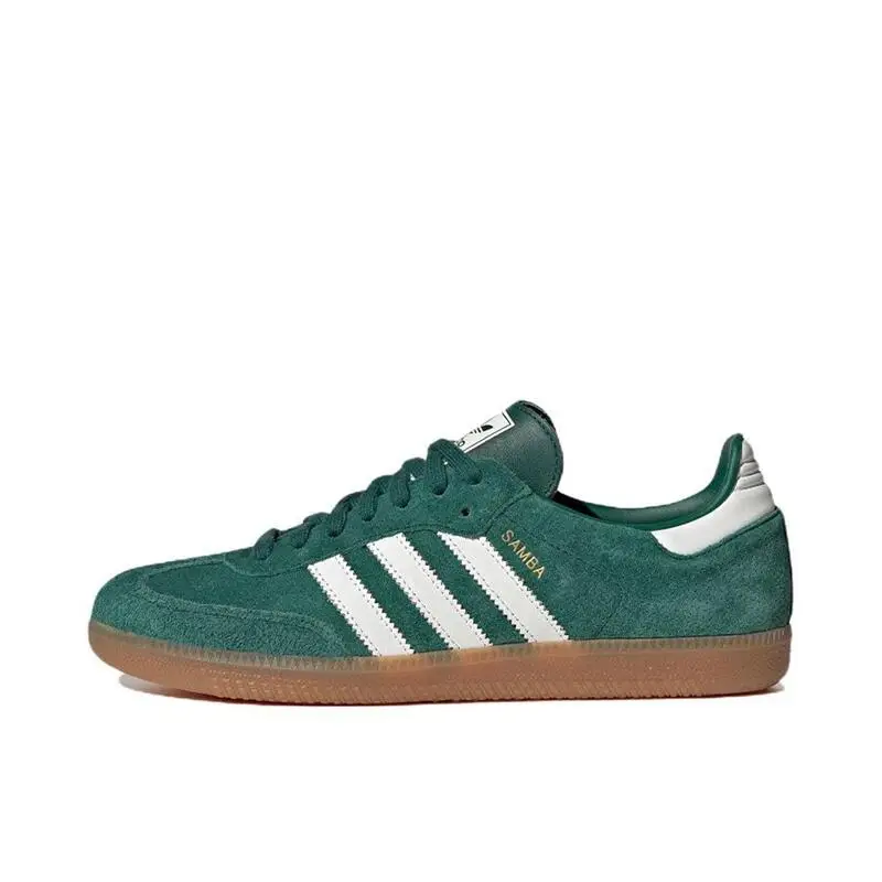 Adidas Originals Samba OG White Green Мужская и женская классическая противоскользящая одежда в