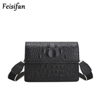 crocodile pattern luxury designer bags crossbody bags for women leather shoulder bag purses handbags messenger female za clutch