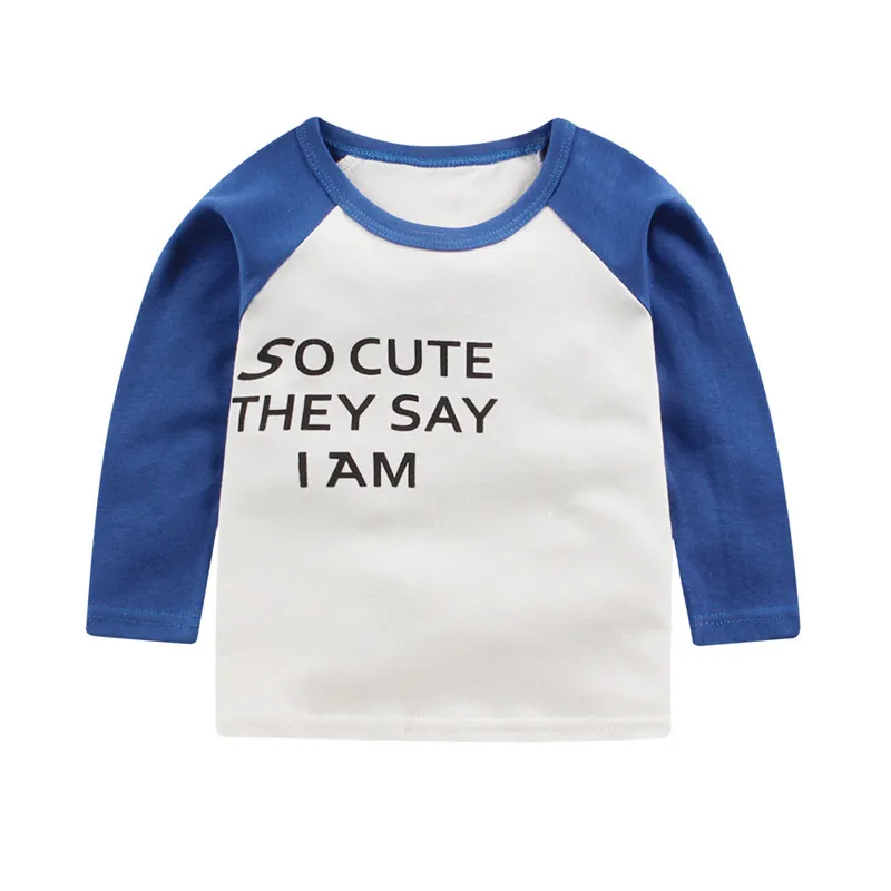 

ZWY1990 Children Clothing Boy T Shirt Autumn New Cartoon Long Sleeve Tees Printed T-shirts Kids Tops Baby Fall Tops