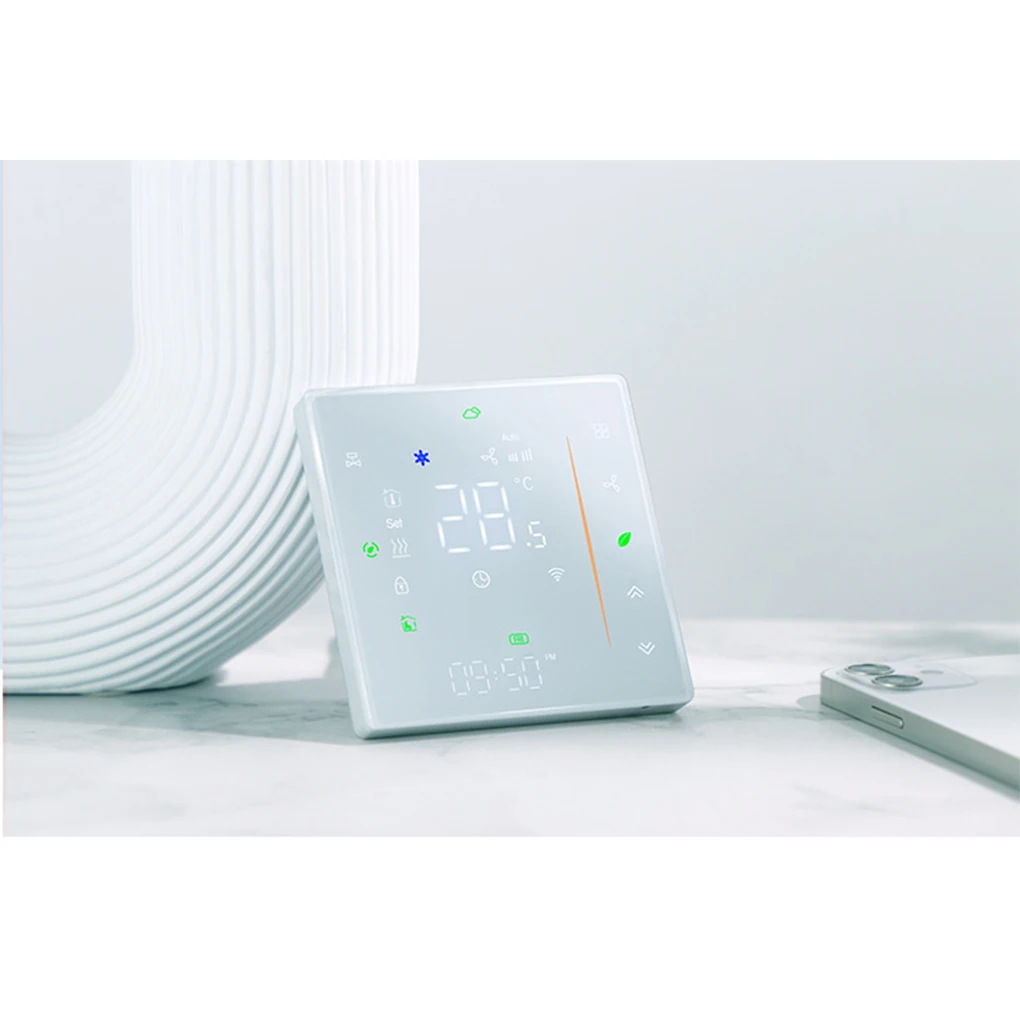 

WiFi Floor Heating Smart Center Temperature Controller Water Smartphone APP Voice Control Thermostat Touch Screen