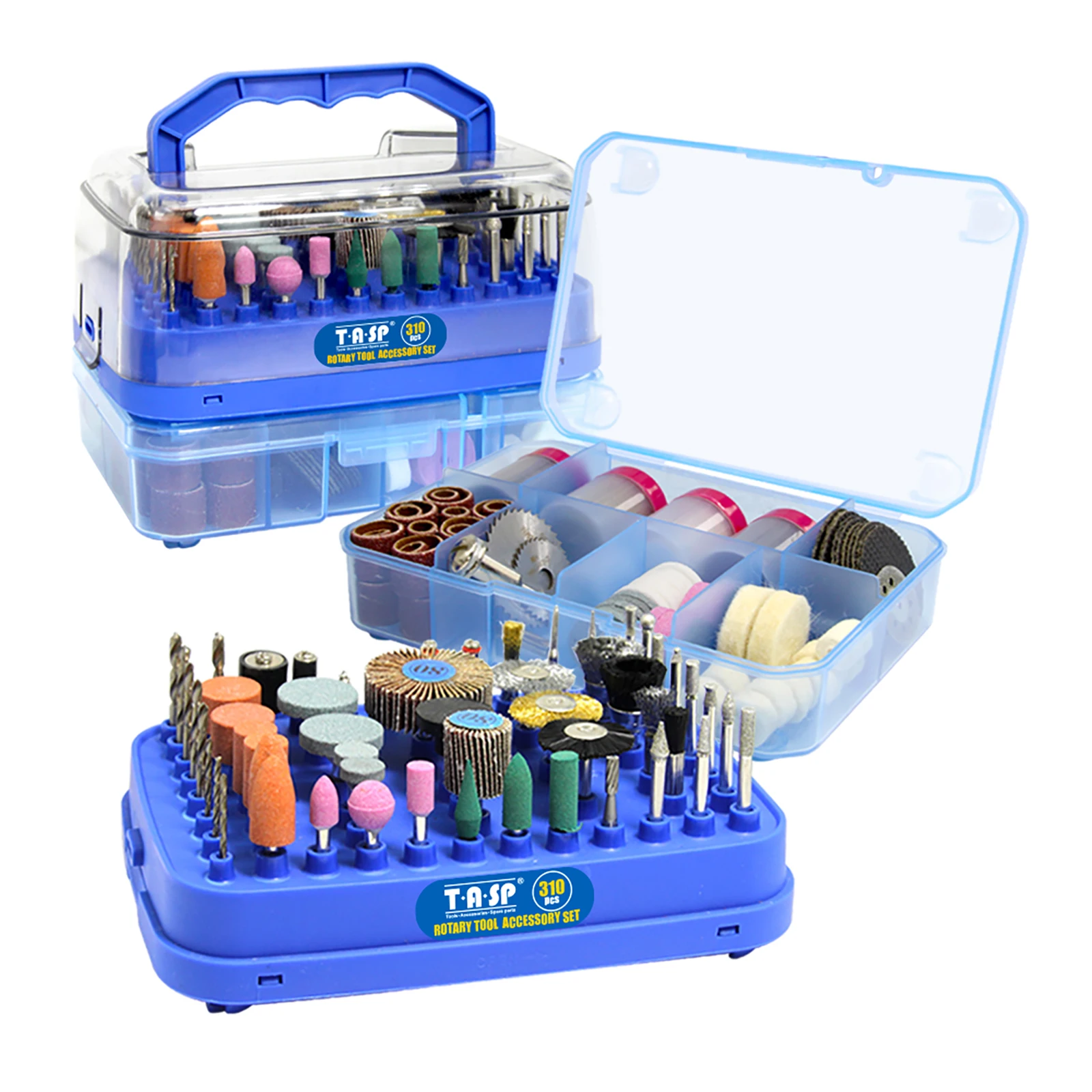 

Набор аксессуаров для дрели TASP 310 шт.