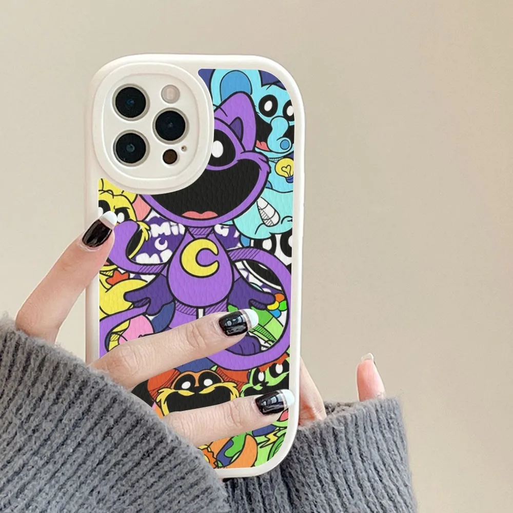 Чехол для телефона S-Smiling C-Critters C-CATNAP DOGDAY из твердой кожи iPhone 16 15 12 Mini 11 14 Pro Max Xs X Xr 7 8