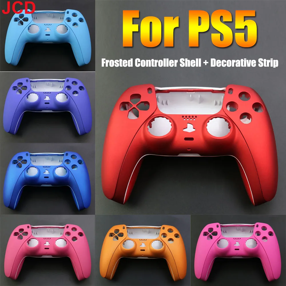 

Gamepad Cover For PS5 Front Back Cover Case Controller Replacement Decorative Shell For PS5 Games Accessories Decorative Strip