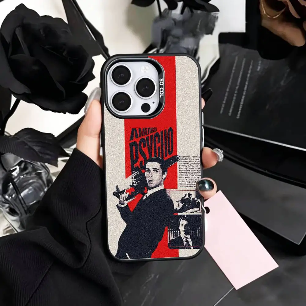 Фото Чехол для телефона H-Horror A-American Psycho для iPhone 17, 16, 15, 14, 13, 12, 11 Plus, Pro Max, цветной, с серебряным покрытием внутри №2