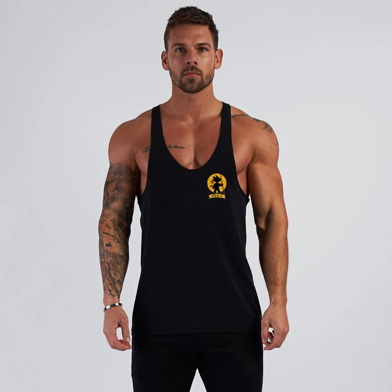 

Muscle Brand gym Tank Top Men Casual Bodybuilding Clothing Workout Tees Shirts Sleeveless Singlets Stringer Vest Fitness Tanktop