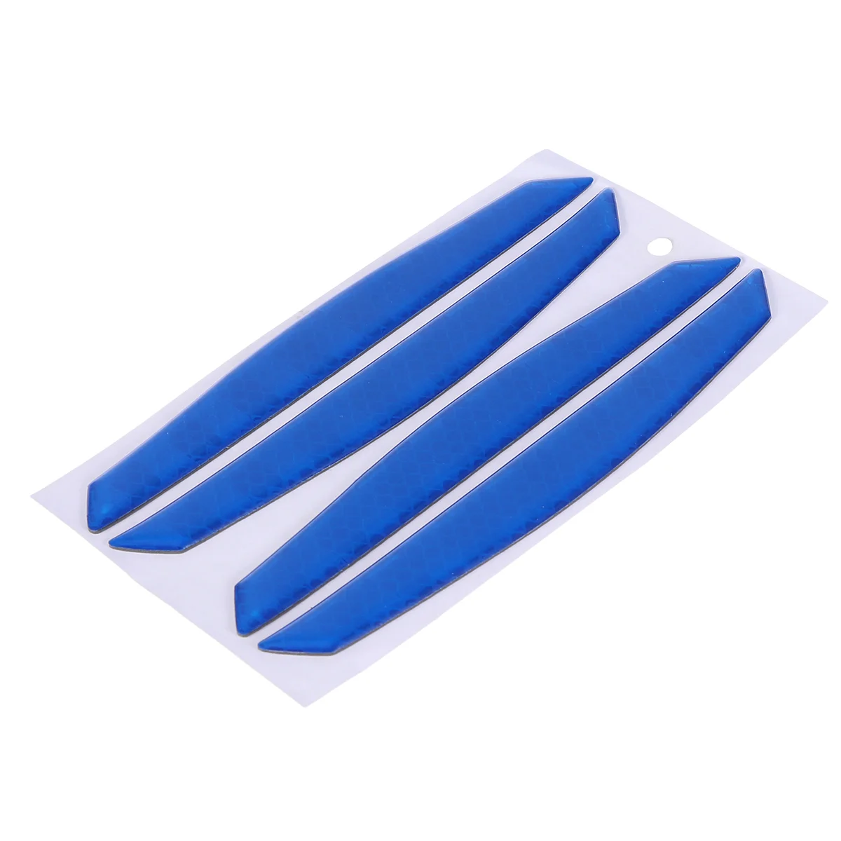 

4pcs Reflective Stickers For Car Auto Door Side Edge Sticker Anti- Scratch Reflective Car Sticky Strip Edge Bumper Protection