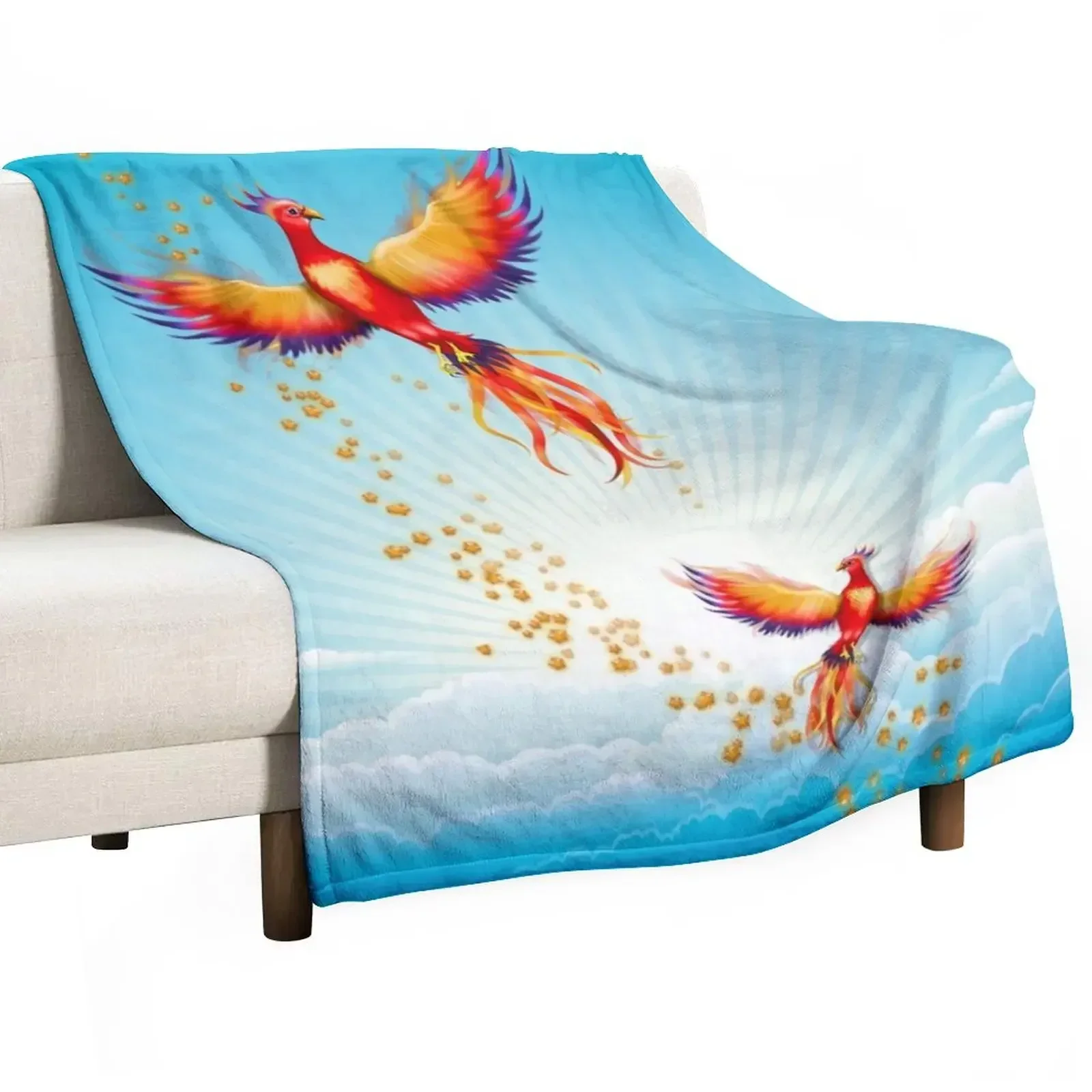 Одеяло Phoenix Rising роскошные персонализированные подарочные одеяла