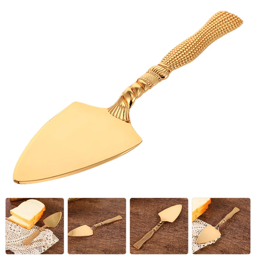 

Cake Spatula Server Pie Baking Pancake Dessert Flipper Pizza Serving Slicer Scraper Steel Turner Stainless Tart Spade Triangular