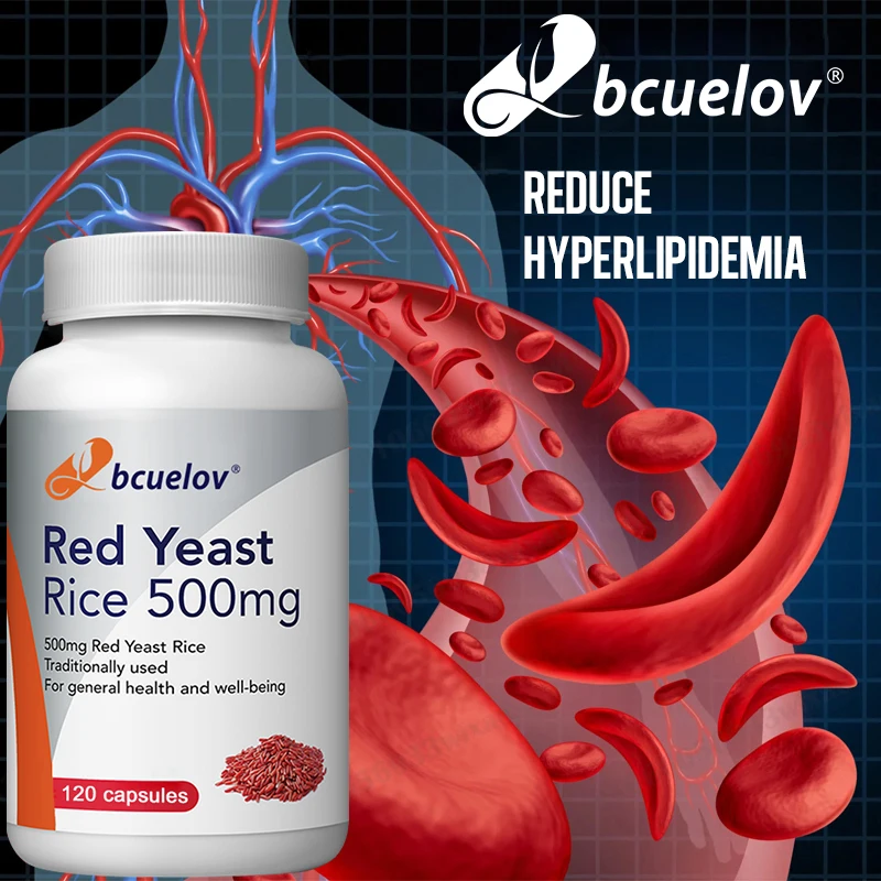 

Red Yeast Rice Antioxidants - Strengthens Liver,Improves Digestion and Boosts Immune System,Blood Circulation,Lowers Cholesterol