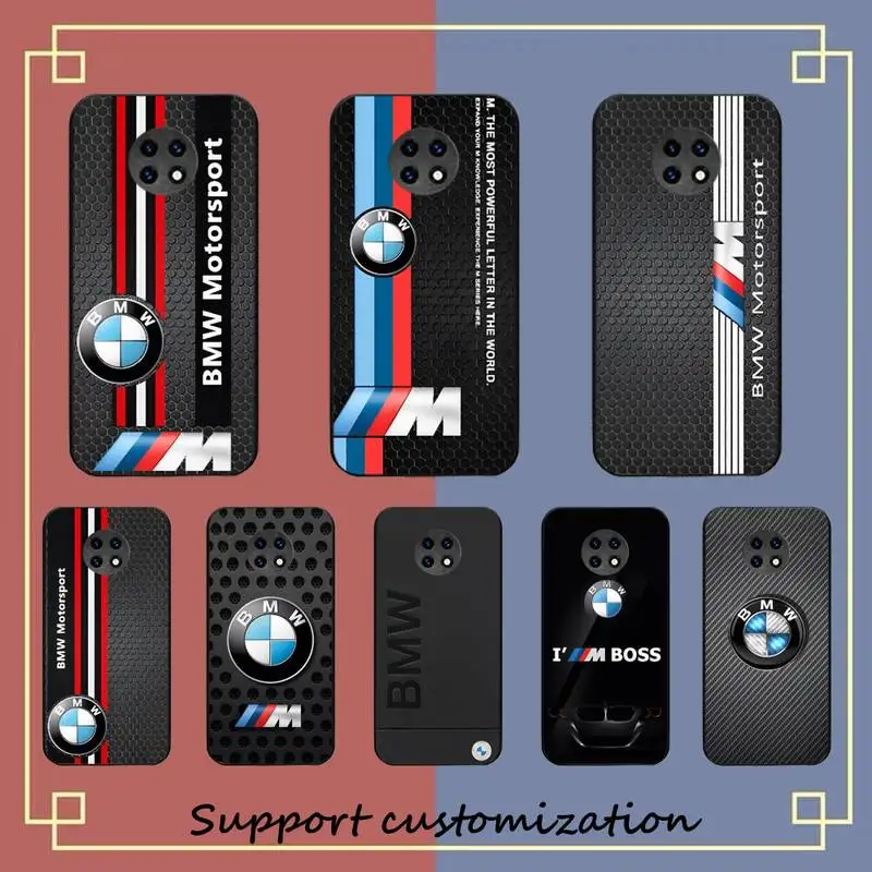Роскошный чехол для телефона с логотипом автомобиля BMW Xiaomi Redmi Note8A 7 5 Note8pro 8T 9Pro note