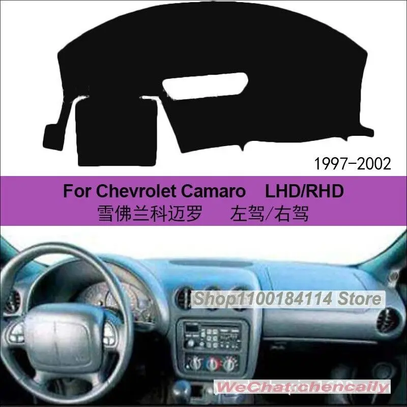 

Suede Car Dashboard Cover Dash Board Mat Carpet Pad For Chevrolet Camaro 1997-02