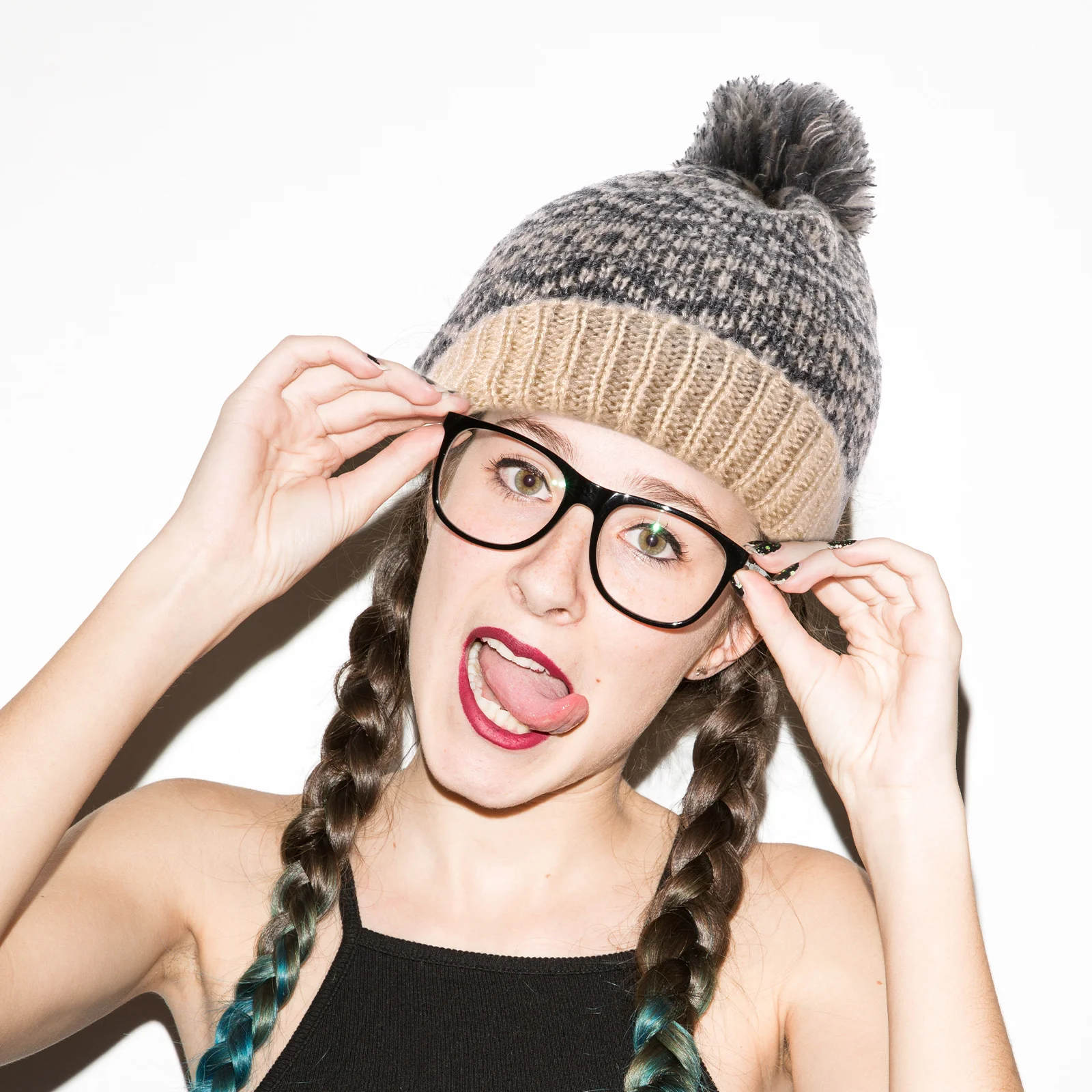 

Knitting Beanie Hat Warm Hat Knitted Beanie Hat Cotton Thermal Hat