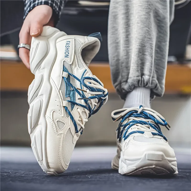 Мужские Повседневные Кроссовки С Дышащей Сетчатой Верхней Частью Легкая Летняя